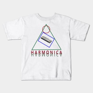 Retro harmonica Kids T-Shirt